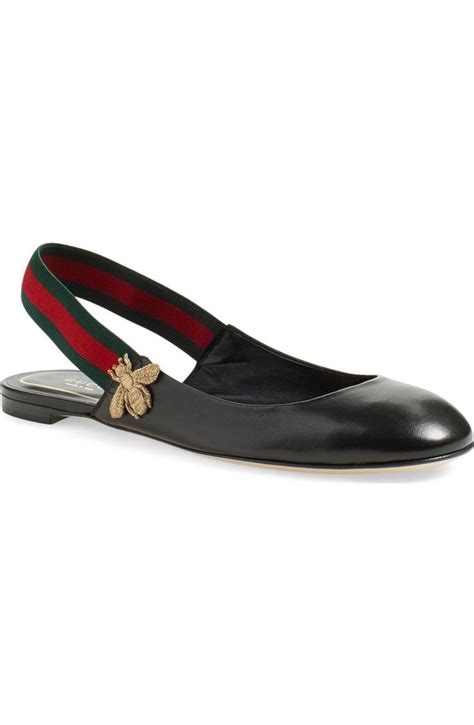 gucci bayadere ballet flats|gucci slingback ballet flat.